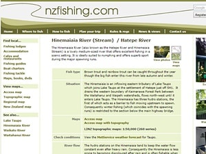 nzfishing.comのヒネマイアイア・リバーのページ