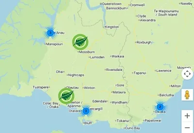 カトリンコースト、インバカーギル、テアナウのホリデーパーク一覧